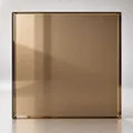 Muestra de vidrio bronce